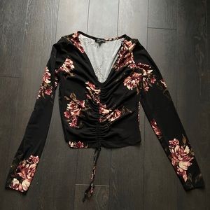 Floral crop top
